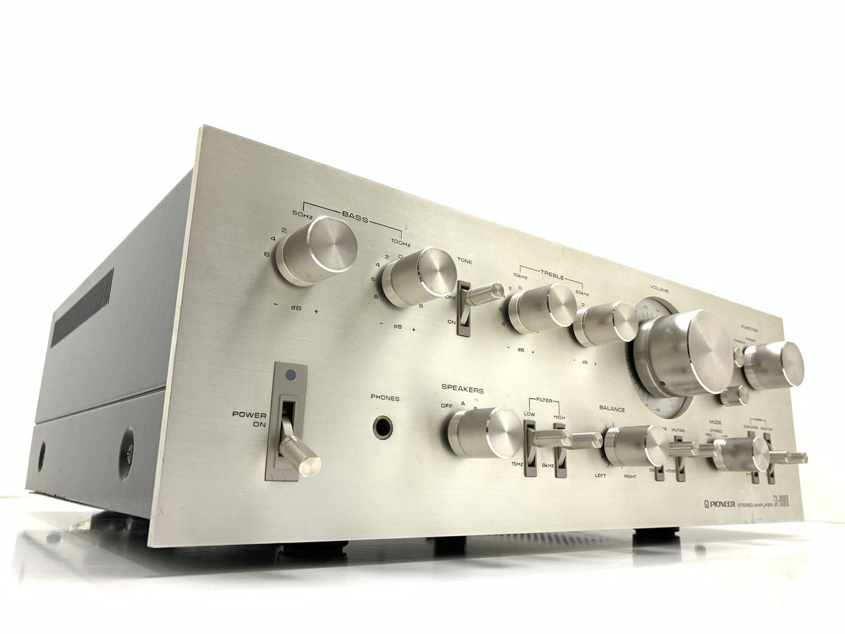 PIONEER SA 8900 II SA 9500 II Stereo Amplifier 80+80 WRMS Vintage Work Good Look