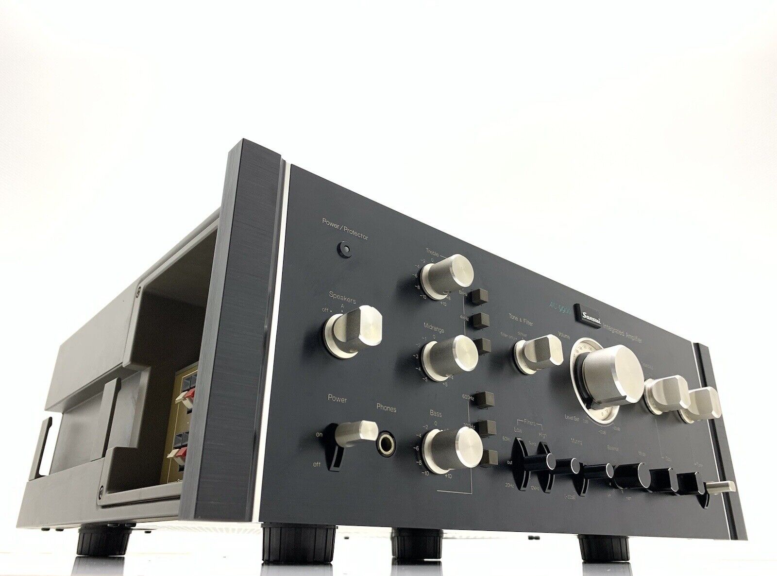 SANSUI AU-9900 Integrated Stereo Amplifier 160 Watts RMS Vintage 1975 GOOD LOOK
