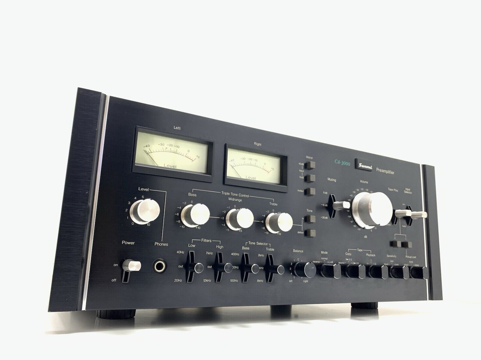SANSUI CA 3000 Stereo Pre Amplifier Vintage 1975 High End WORK PERFECT Good Look