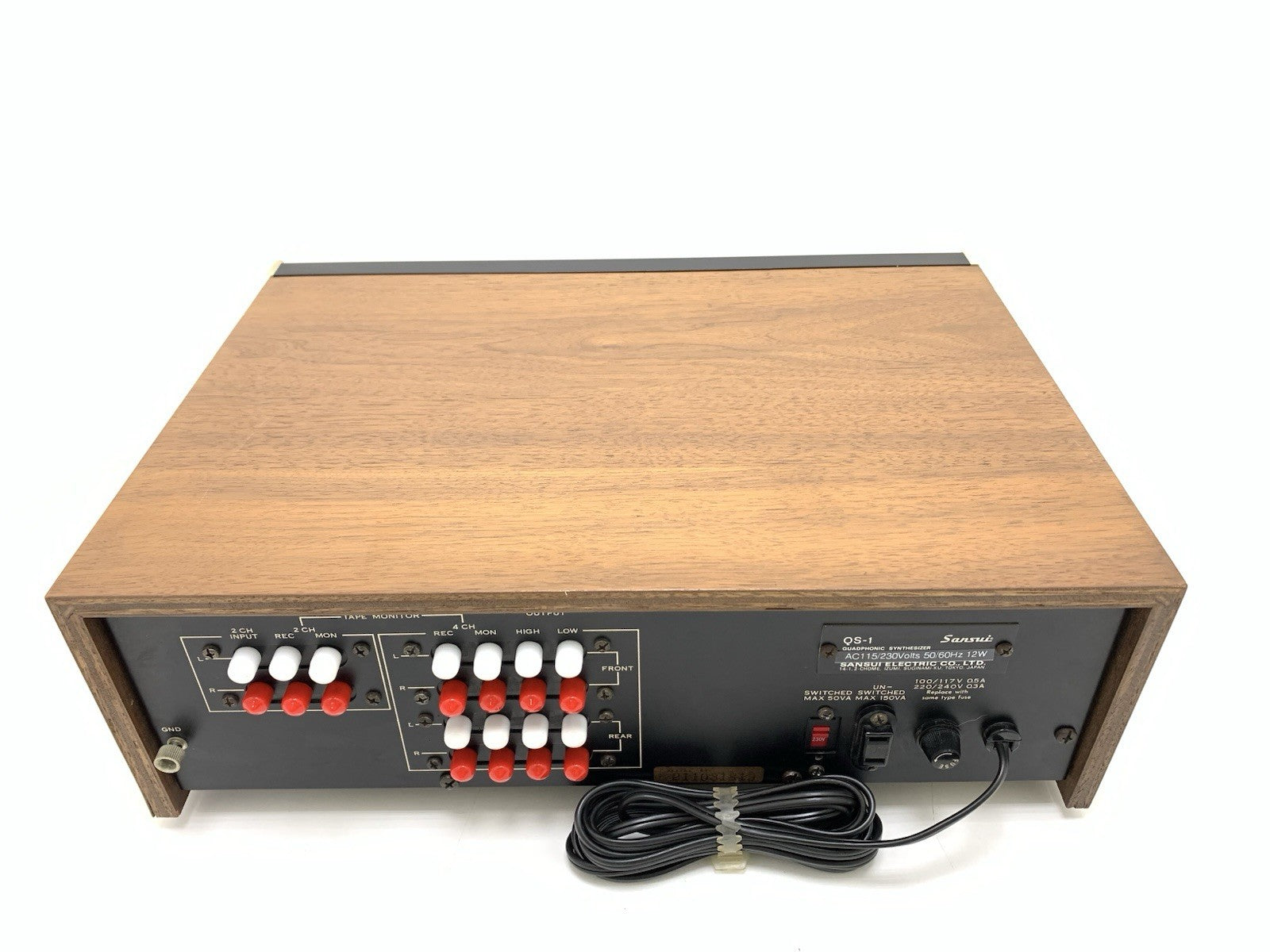 SANSUI QS 1 Synthesizer Quadraphonic Decoder Pre Amplifier 4Ch