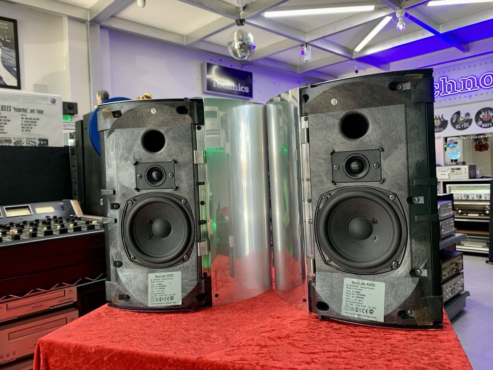 Bang Olufsen B&O BEOLAB 4000 Vintage ACTIVE Speaker 2 Way 125W Work GOOD LOOK