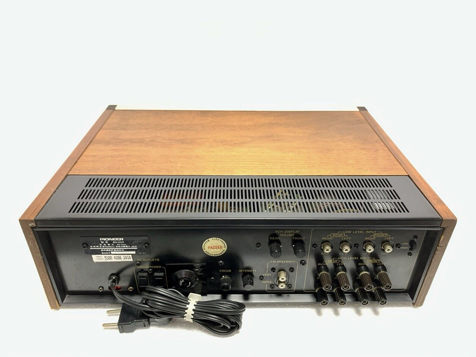 PIONEER SD-1100 Stereo Display Audio Scope VERY RARE Vintage 1972 WORK Good Look