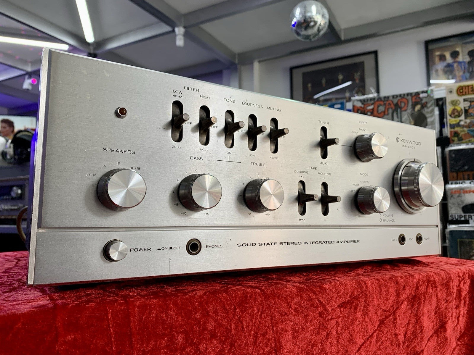 KENWOOD KA 6006 Integrated Stereo Amplifier 2X48 Watts RMS Vintage 1974 GoodLook