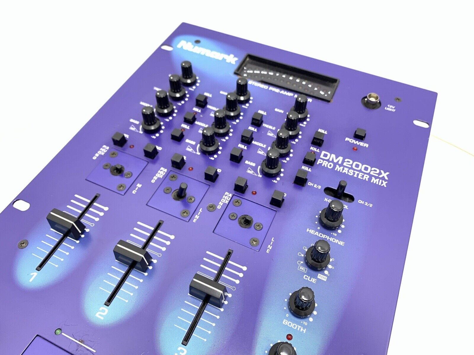NUMARK DM-2002X Professional DJ PRO MIXER Vintage 1997 WORK Perfect Good Look