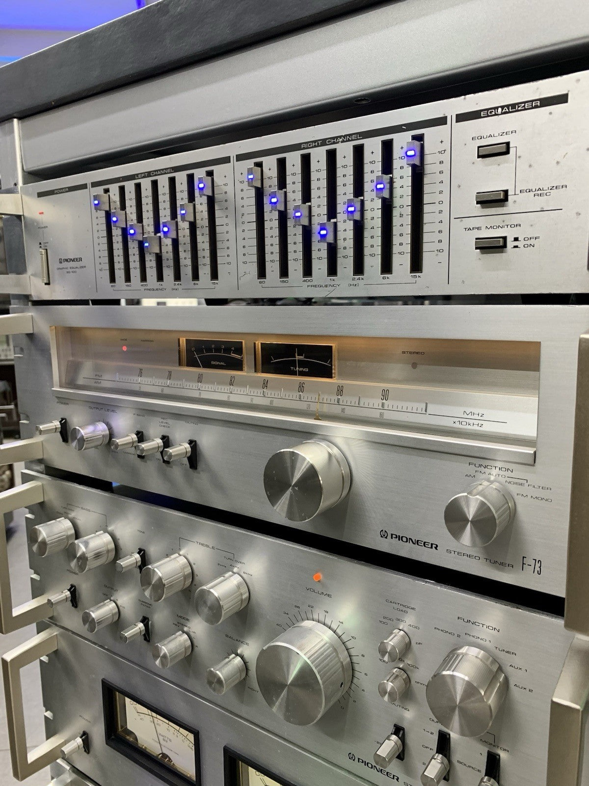 PIONEER Hi End System Rack JA R2S SG 100 F 73 C 73 M 73 CT 800 RT 707 Work Good