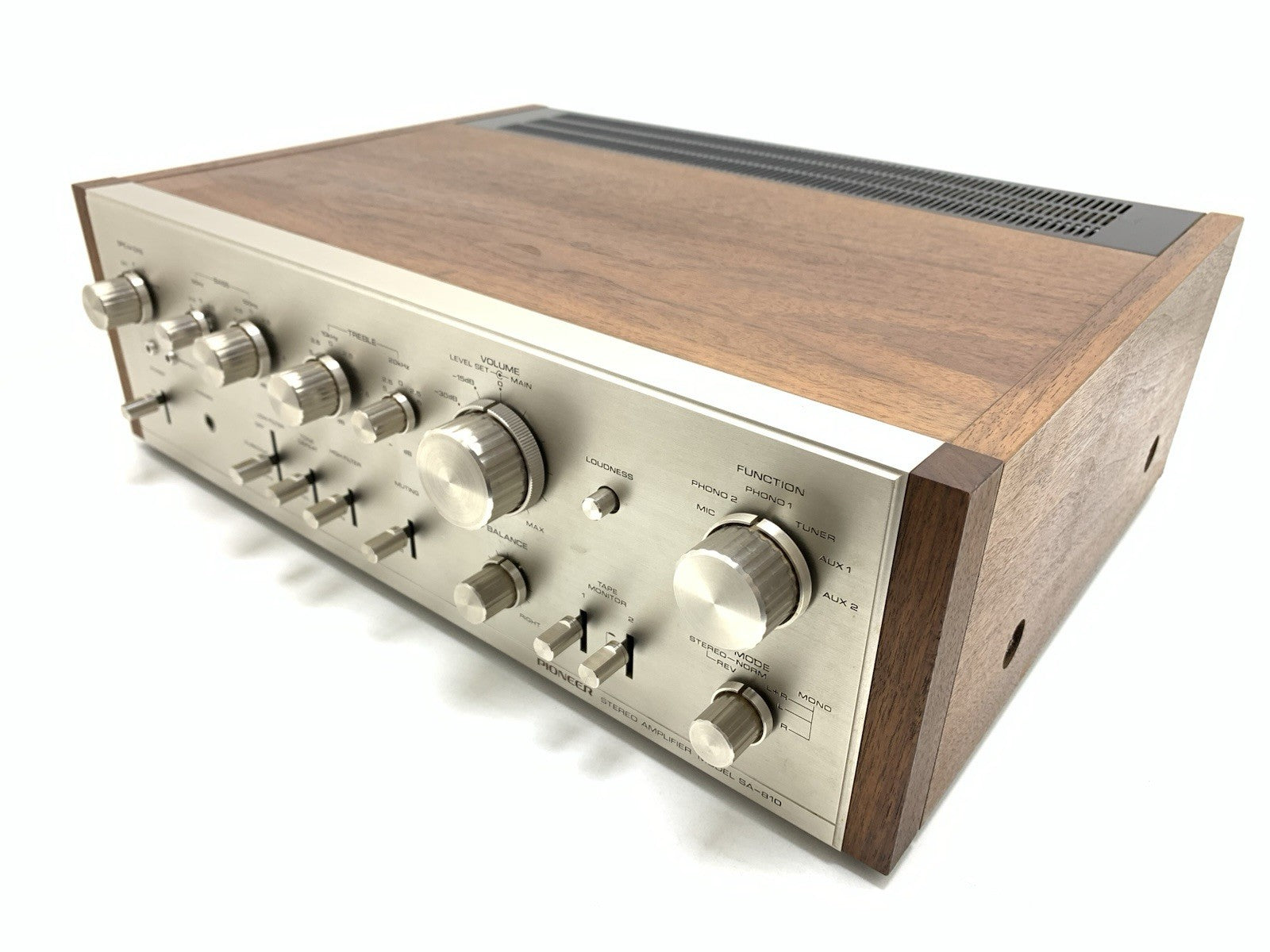 PIONEER SA 810 HiFi Stereo Amplifier 40+40 Watts RMS Vintage 1974 WORK Good Look