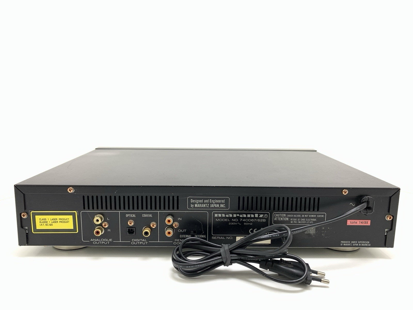 MARANTZ CD 67MK II SE CD Compact Disc with Remote Control Working Good Look