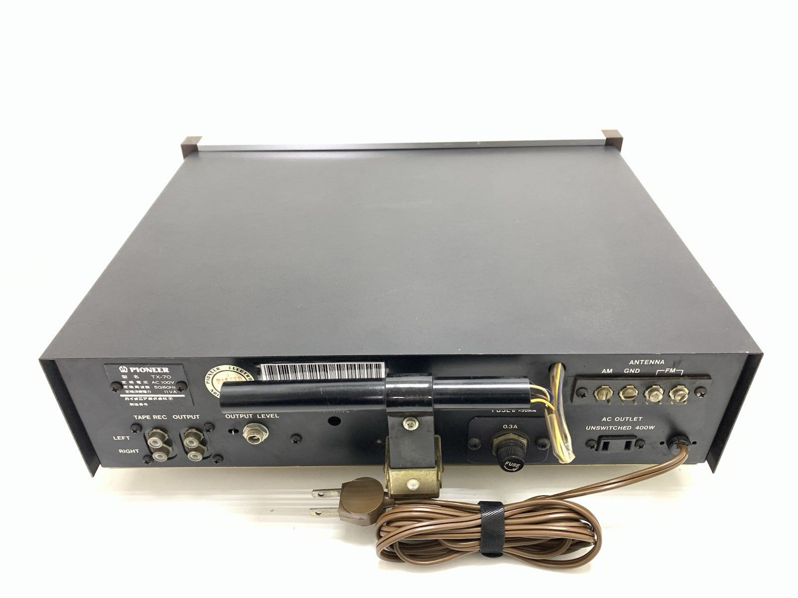 Pioneer TX 70 / TX 700 Working 76-108MHz Vintage Stereo Tuner 220/240V Good Look