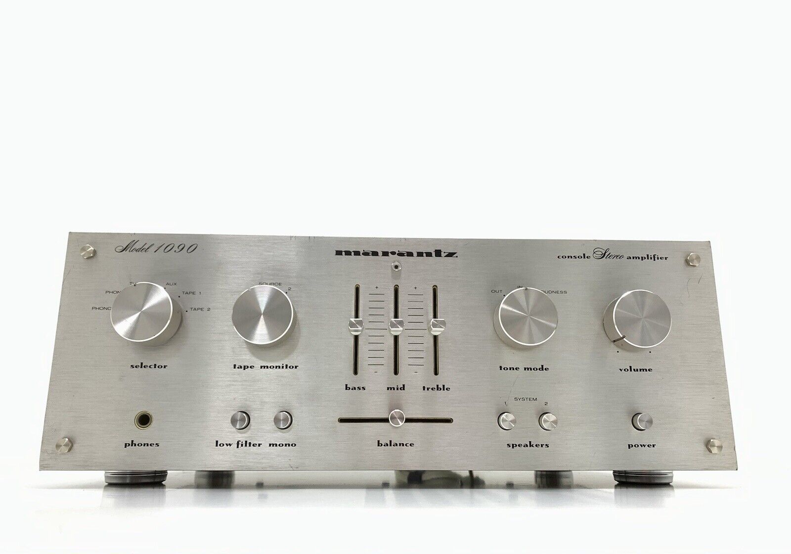 MARANTZ 1090 Stereo Integrated Amplifier 90Watts RMS Vintage 1977 WORK Good Look