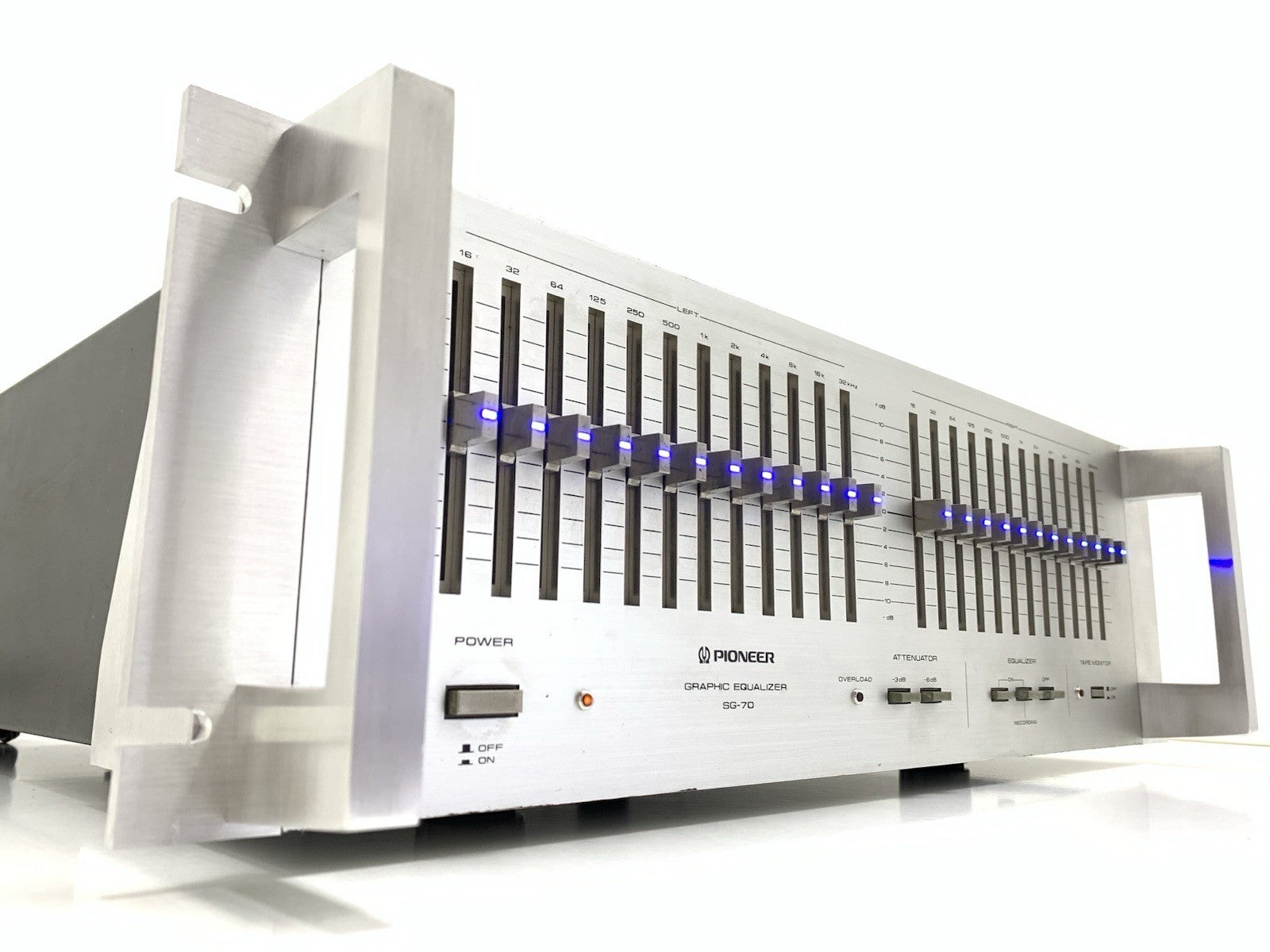 PIONEER SG 70/SG 9800 Graphic Equalizer BLUE LED Rack Handless 19" WORK GoodLook