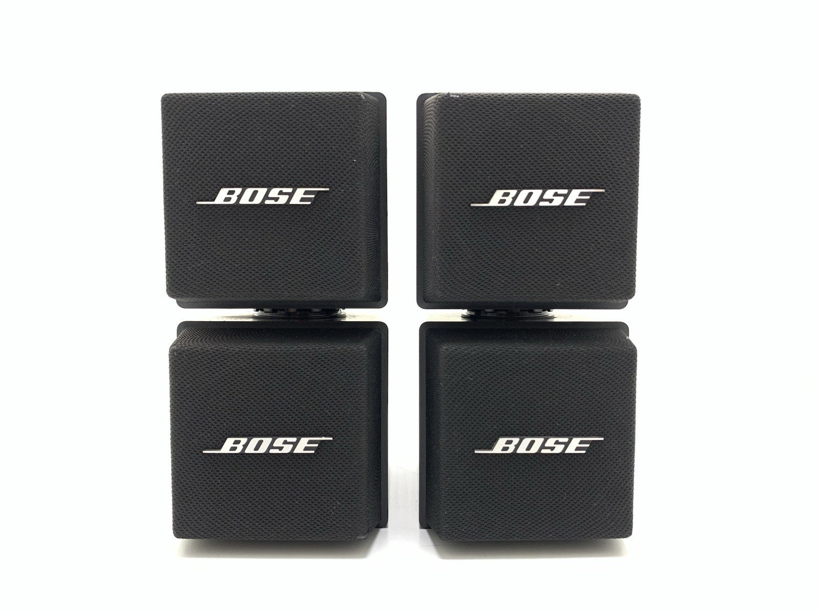 RARE BOSE 501X Direct Reflecting Double Cube Speakers Pair Vintage WORK GoodLOOK