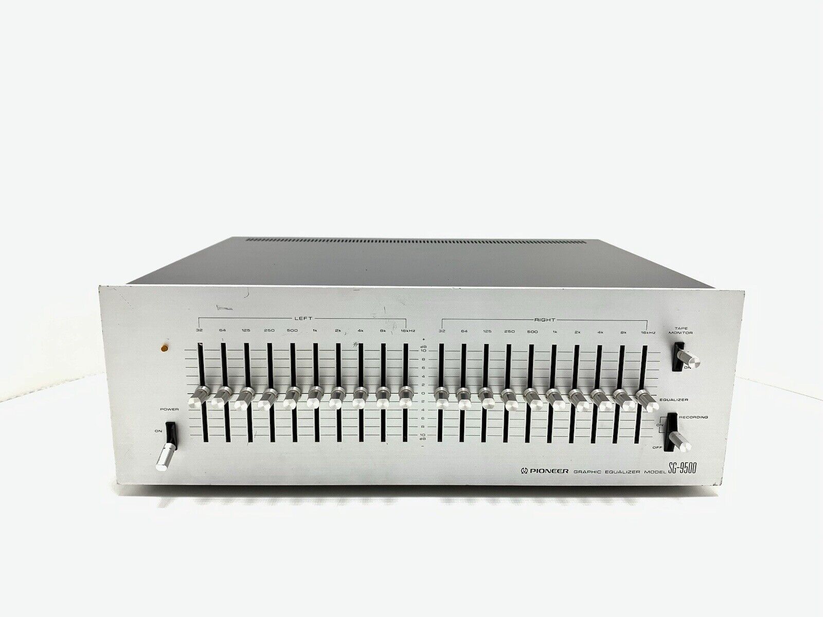 PIONEER SG-9500 Graphic Equalizer SPEC LINE Vintage 1976 HiEnd Working Good Look