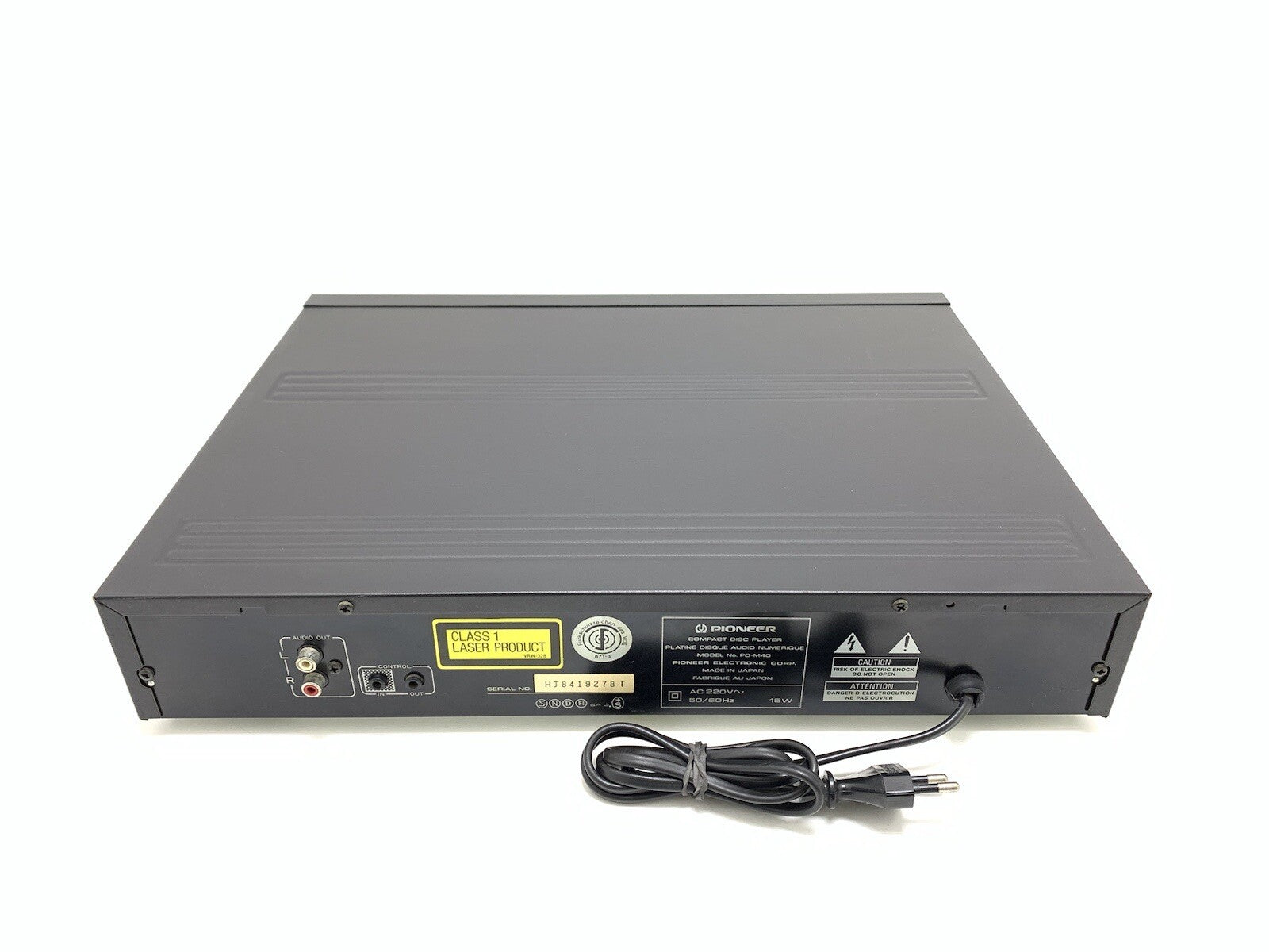 PIONEER Pd M40 CD Compact 6 Disc Multi Player Hi Fi Vintage 1987 Work Good Look