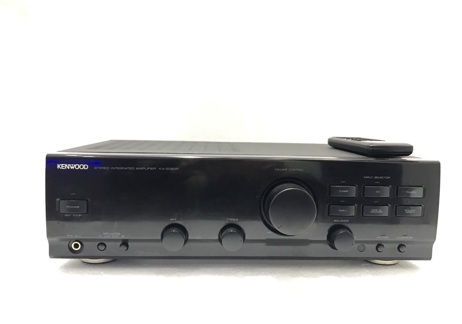 KENWOOD KA-2060R Stereo Amplifier 100 Watts RMS Remote Vintage 1994 Good Look