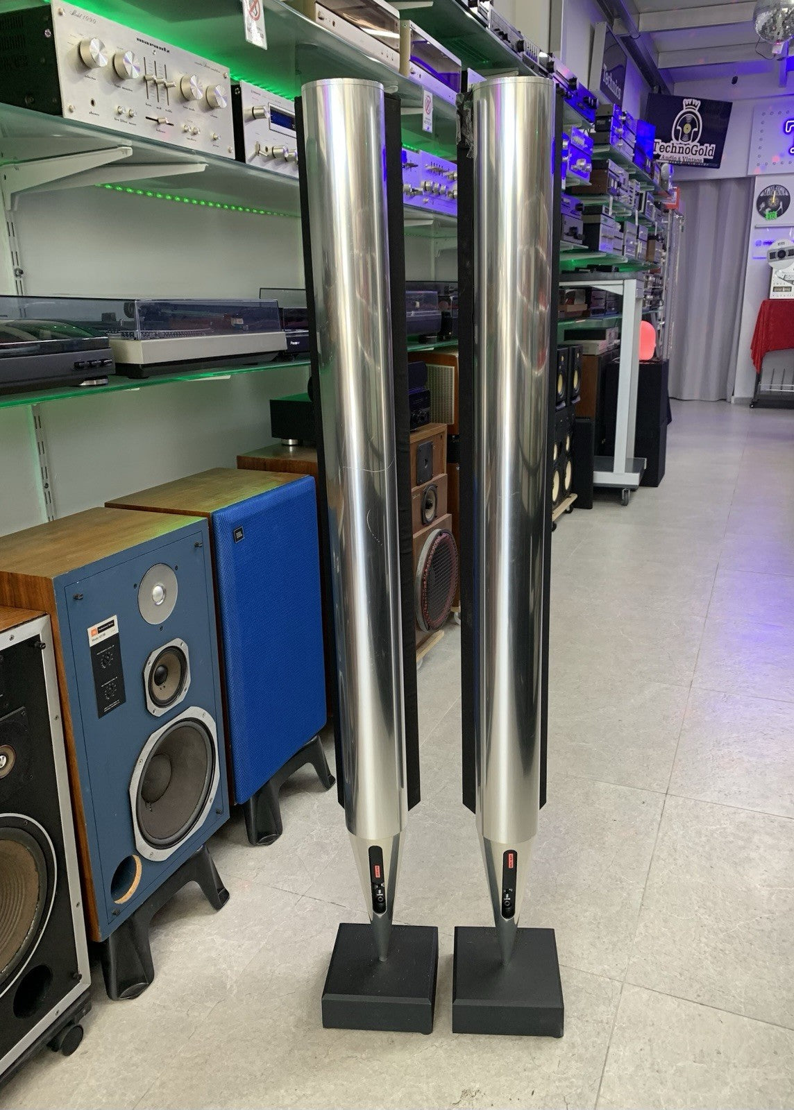 Bang Olufsen B&o BEOLAB 8000 Vintage Active Speaker 2 Way 125WRMS Work Good Look