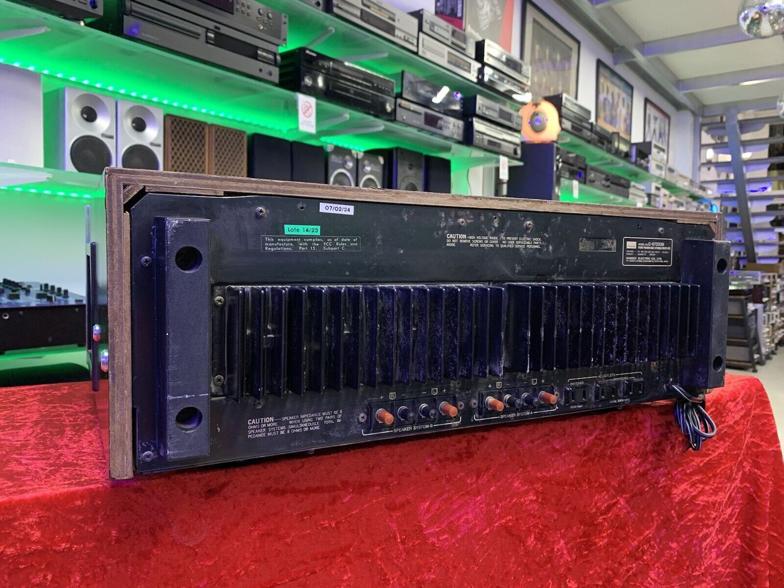 SANSUI G 8700DB Stereo Receiver 2X 160 Watts RMS Vintage 1979 WORK GOOD LlKE NEW
