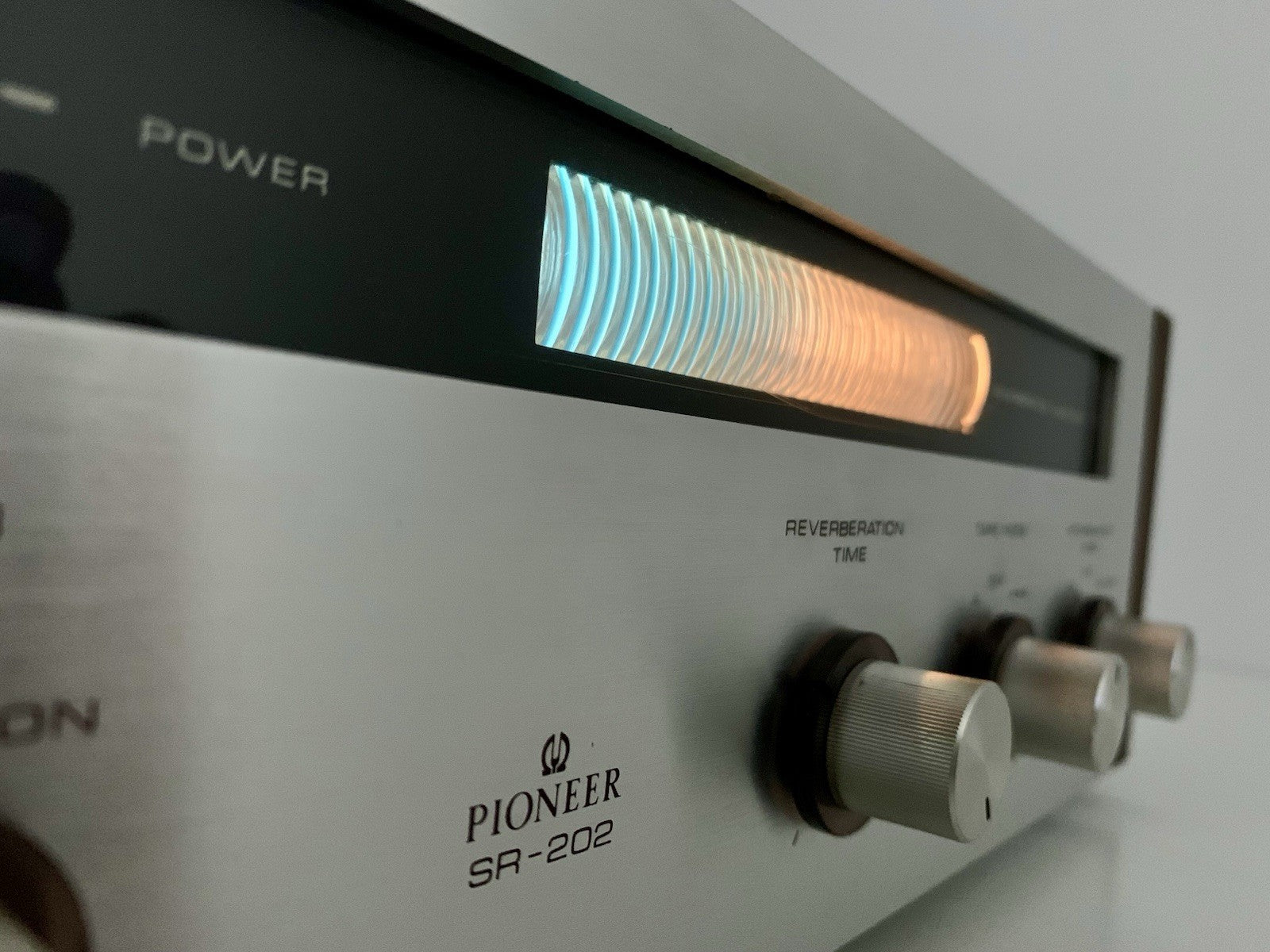 PIONEER Stereo REVERBERATION AMPLIFIER SR 202 Vintage 1969 Work PERFECT GoodLook