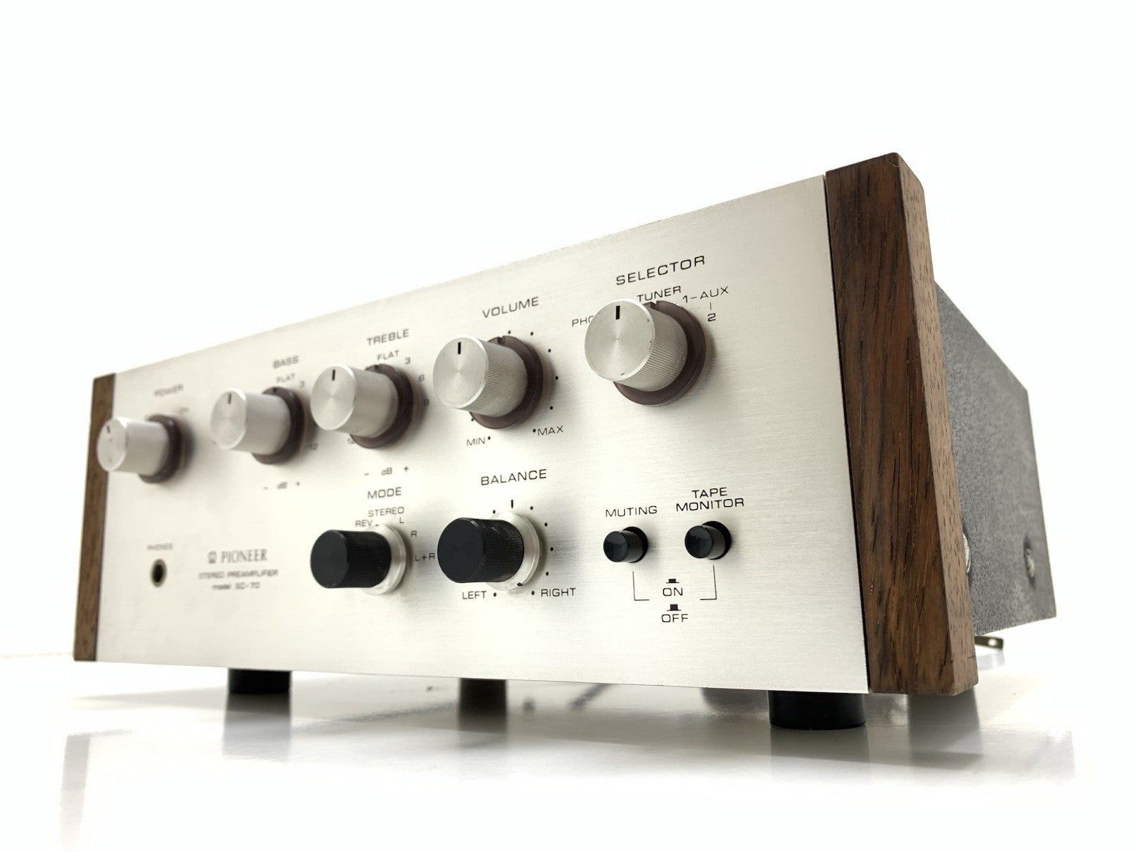 PIONEER Model SC 70 / SC-700 Stereo Pre Amplifier Vintage 1969 WORKING Good Look