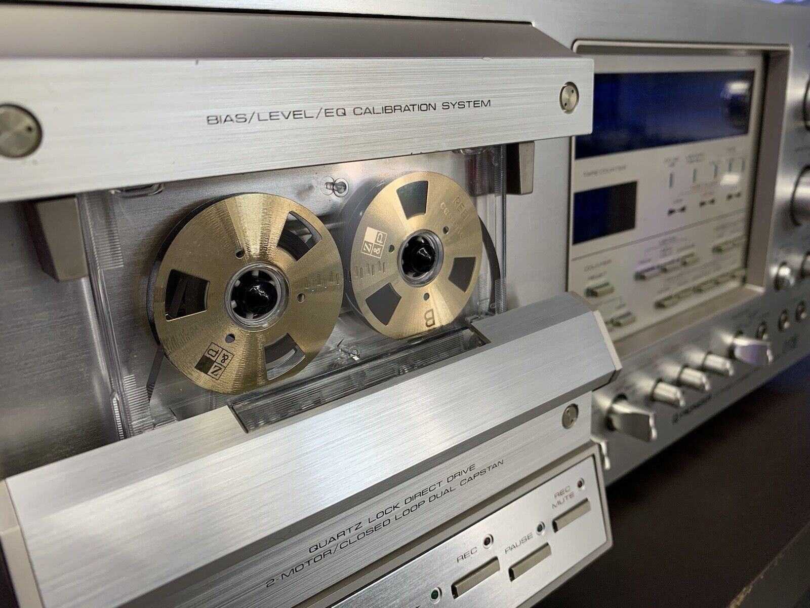 PIONEER CT F1250 3 Head Stereo Tape Deck BLUE LINE Vintage 1979 WORK Good Look