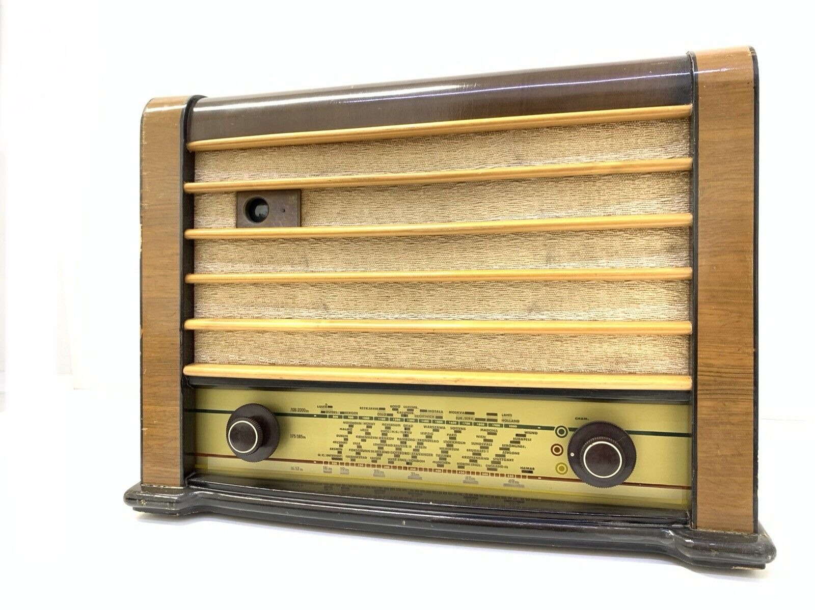Radio PHILIPS S195A Original Vaccum Tube Vintage 1947 Working PERFECT Like New