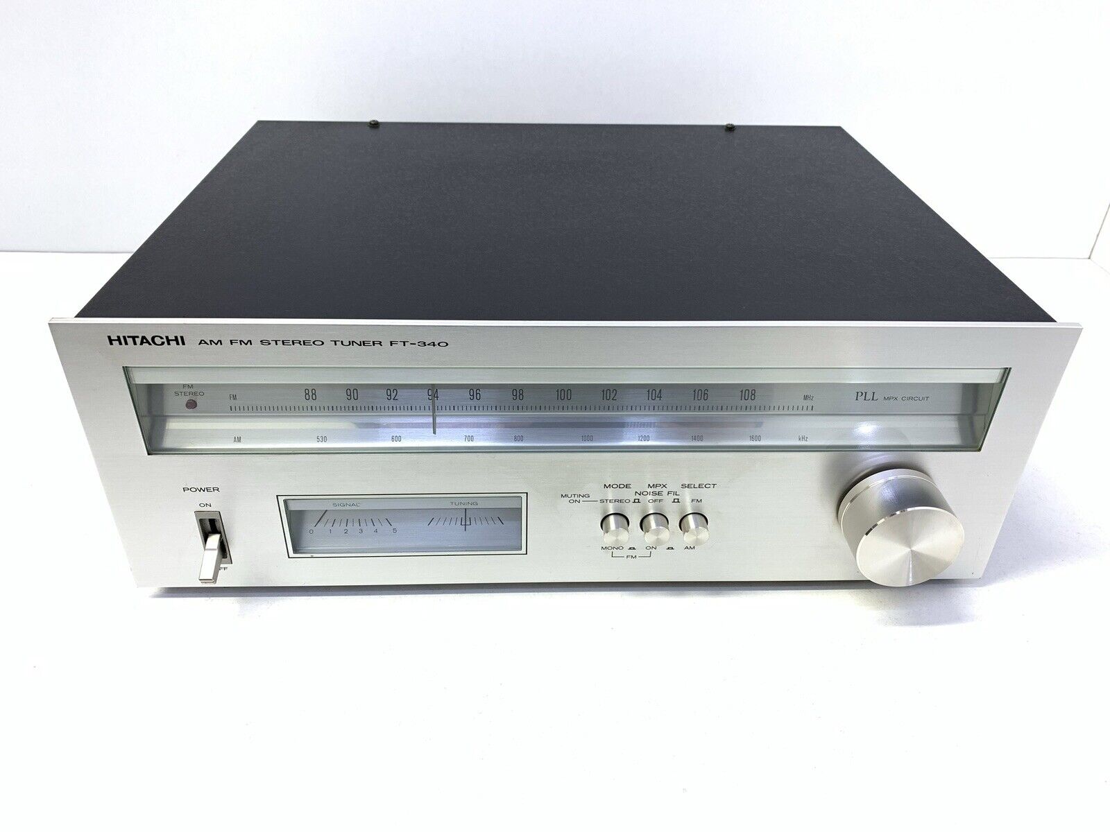 HITACHI FT-340 AM/FM Stereo Tuner Hi Fi Japan Vintage 1977
