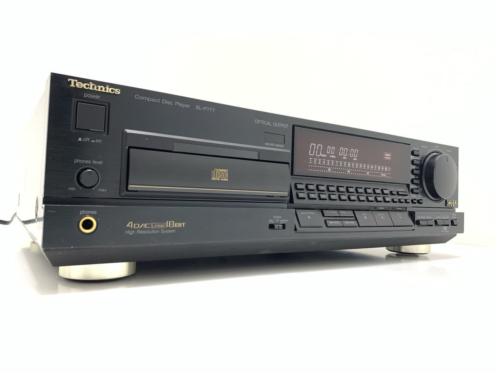 TECHNICS SL P777 CD Stereo Compact Disc Player Vintage 1989