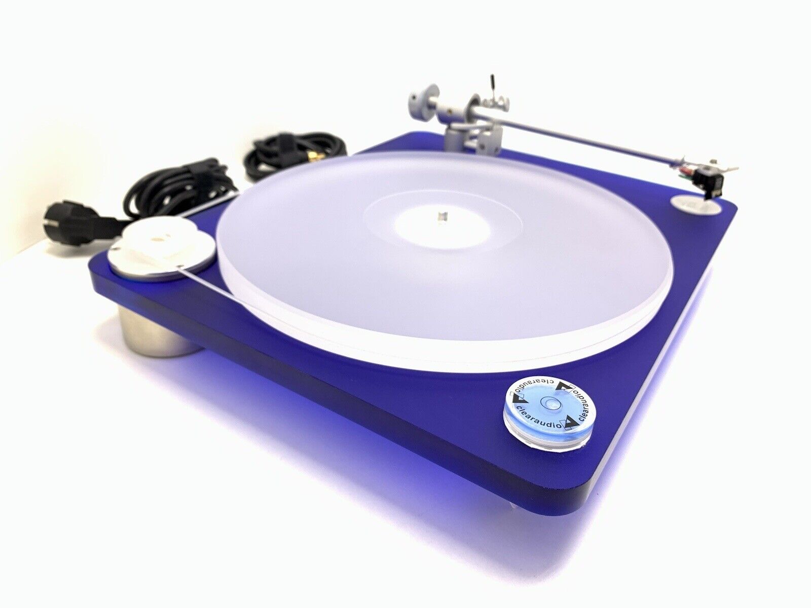 CLEARAUDIO Concept Emotion Blue Turntable with SHURE M75MB Type2 WORK Good Look