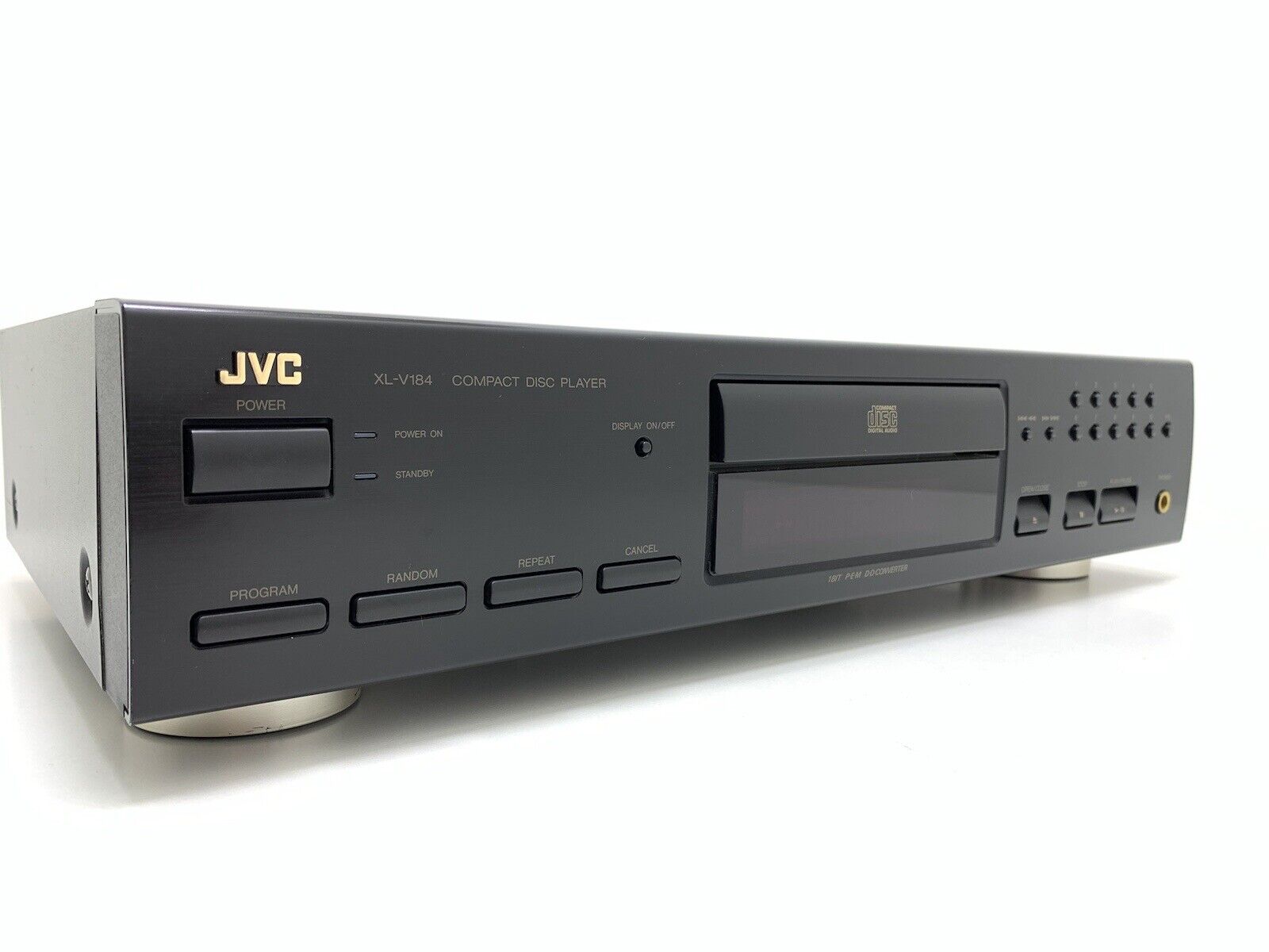 JVC XL-V184 Hi Fi Digital CD Compact Disc Player Vintage 1993 Working Good Look