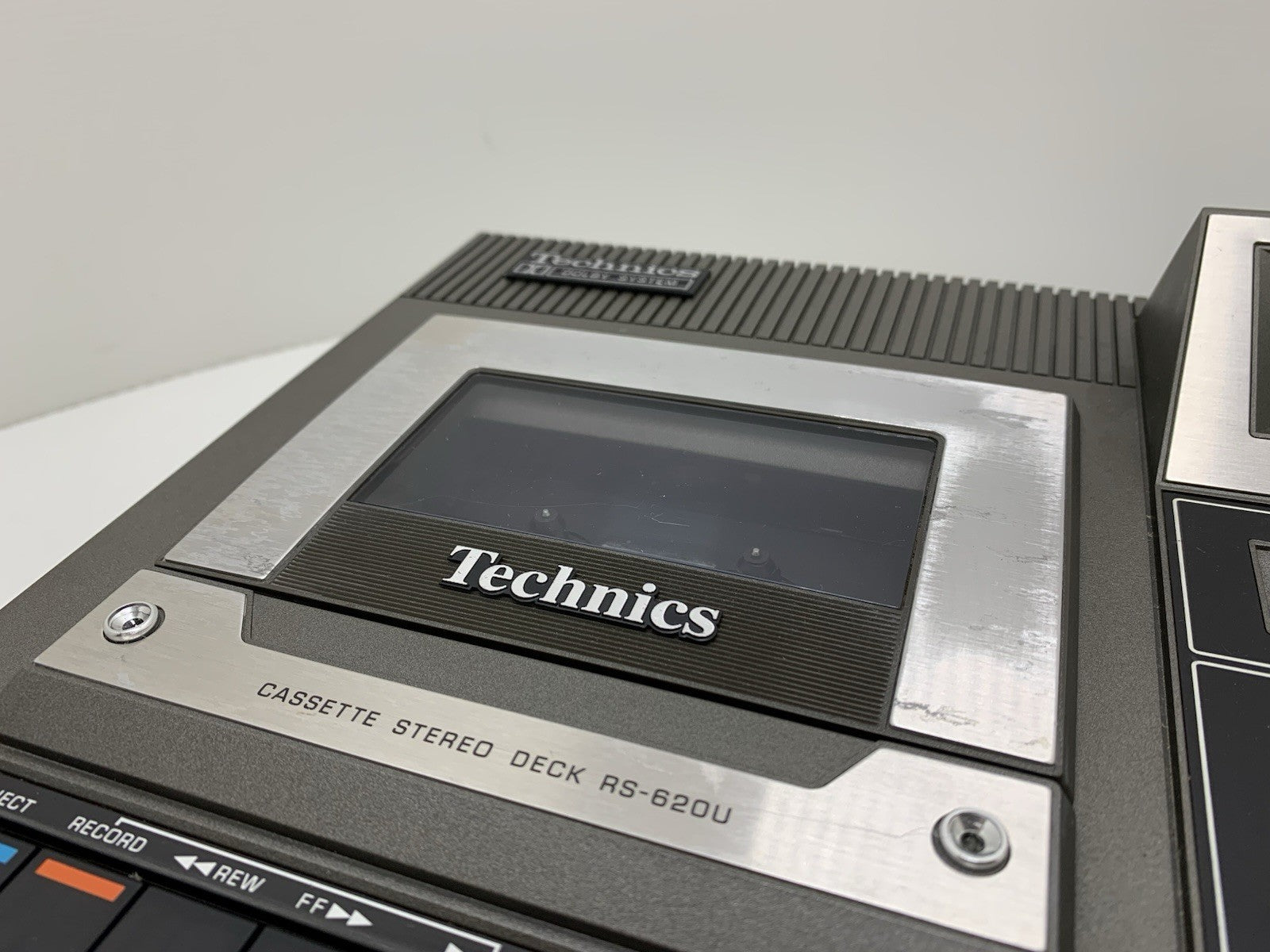TECHNICS RS 620U Stereo Cassette Tape Deck 2 Head Vintage 1976 Working Good Look