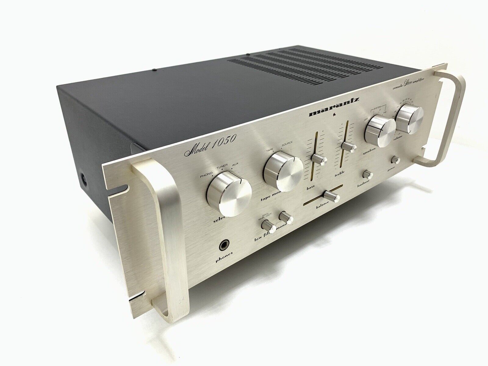 MARANTZ 1050 Rack Stereo Integrated Amplifier 50 RMS Vintage 1978 WORK Good Look