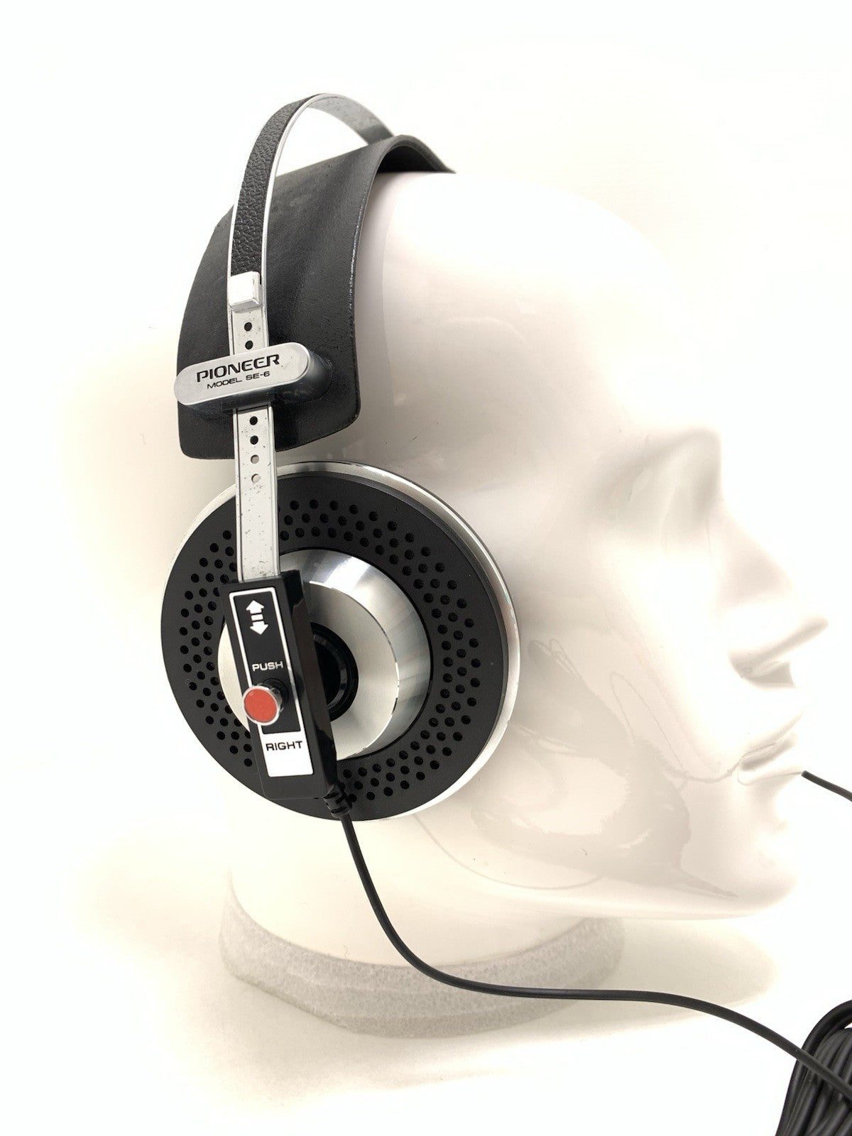 PIONEER SE 6 Professional Headphones Vintage 1975 High End Kit Good Look