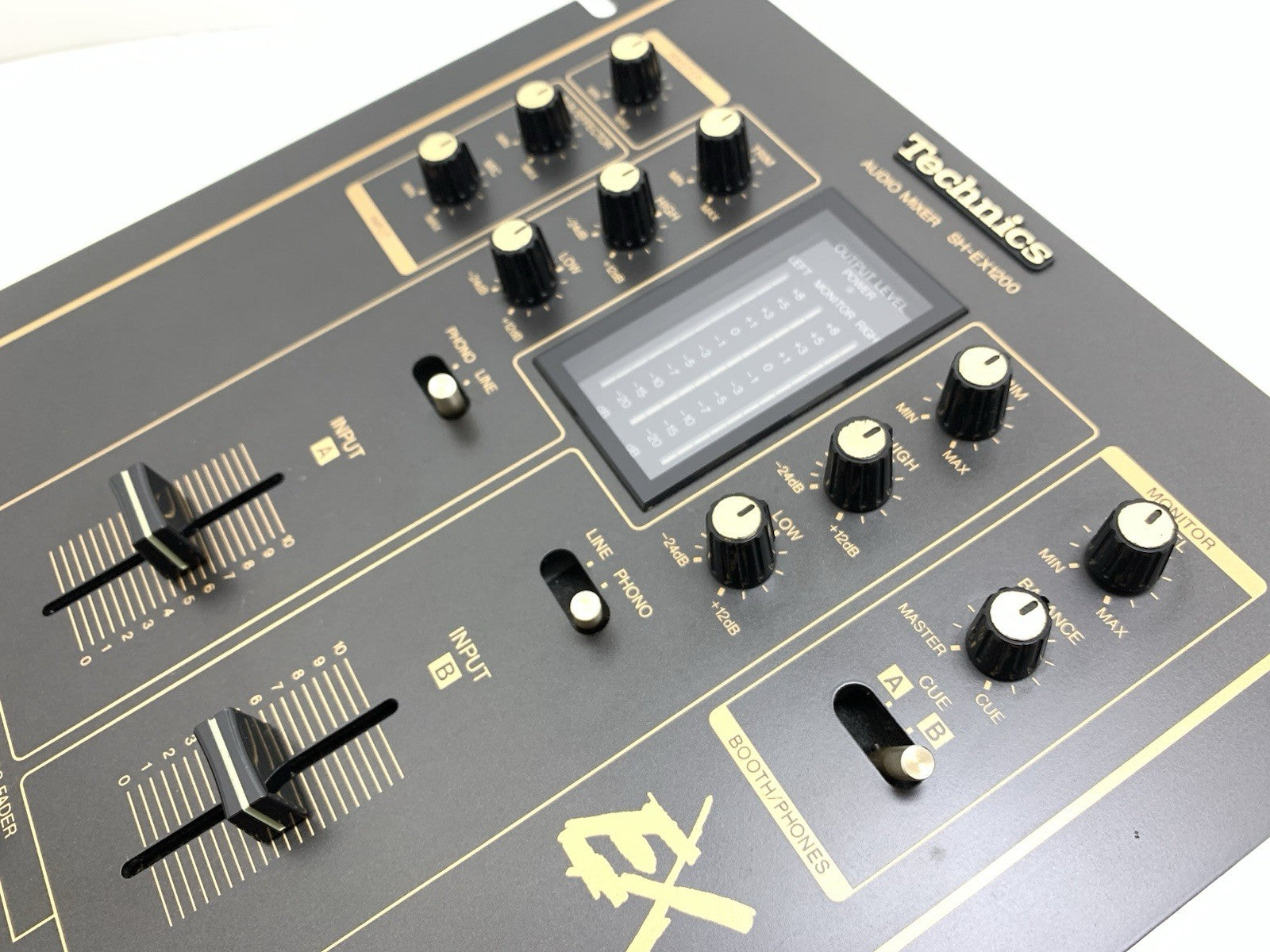 TECHNICS SH-EX1200 Professional DJ Audio Mixer Working Vintage 1998 Good Look