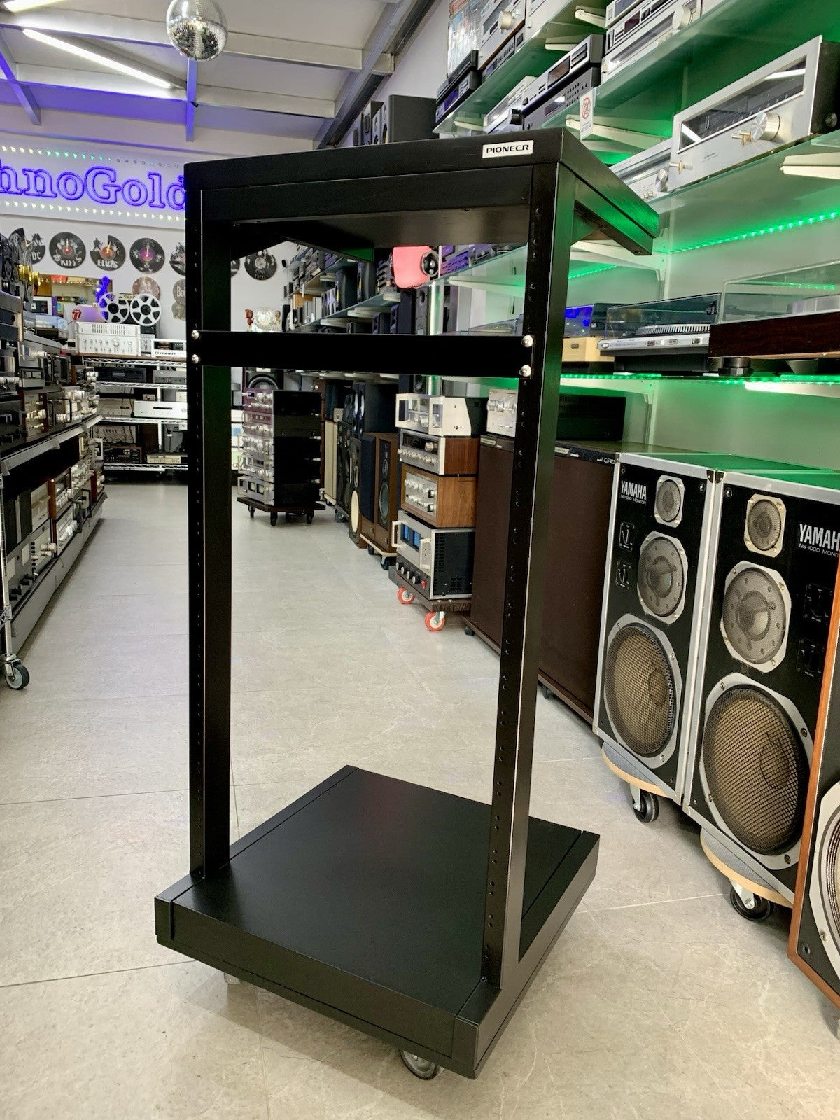 PIONEER JA-R2S BLACK SPEC Audio Rack 19" Wheeels (Replica 1:1) 21 Rack Units NEW