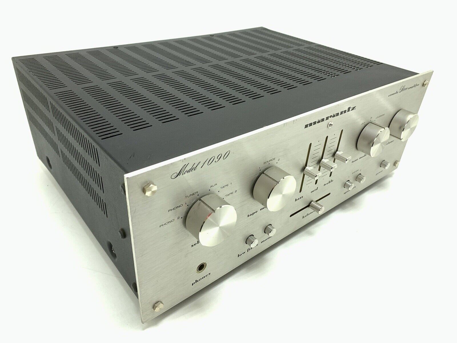 MARANTZ 1090 Stereo Integrated Amplifier 90Watts RMS Vintage 1977 WORK Good Look