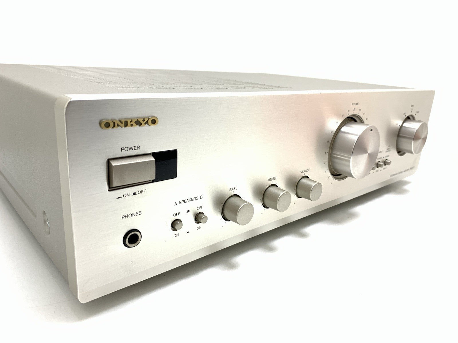ONKYO A 9211 Stereo Integrated  Amplifier 40+40W RMS Vintage 1997 WORK Good Look