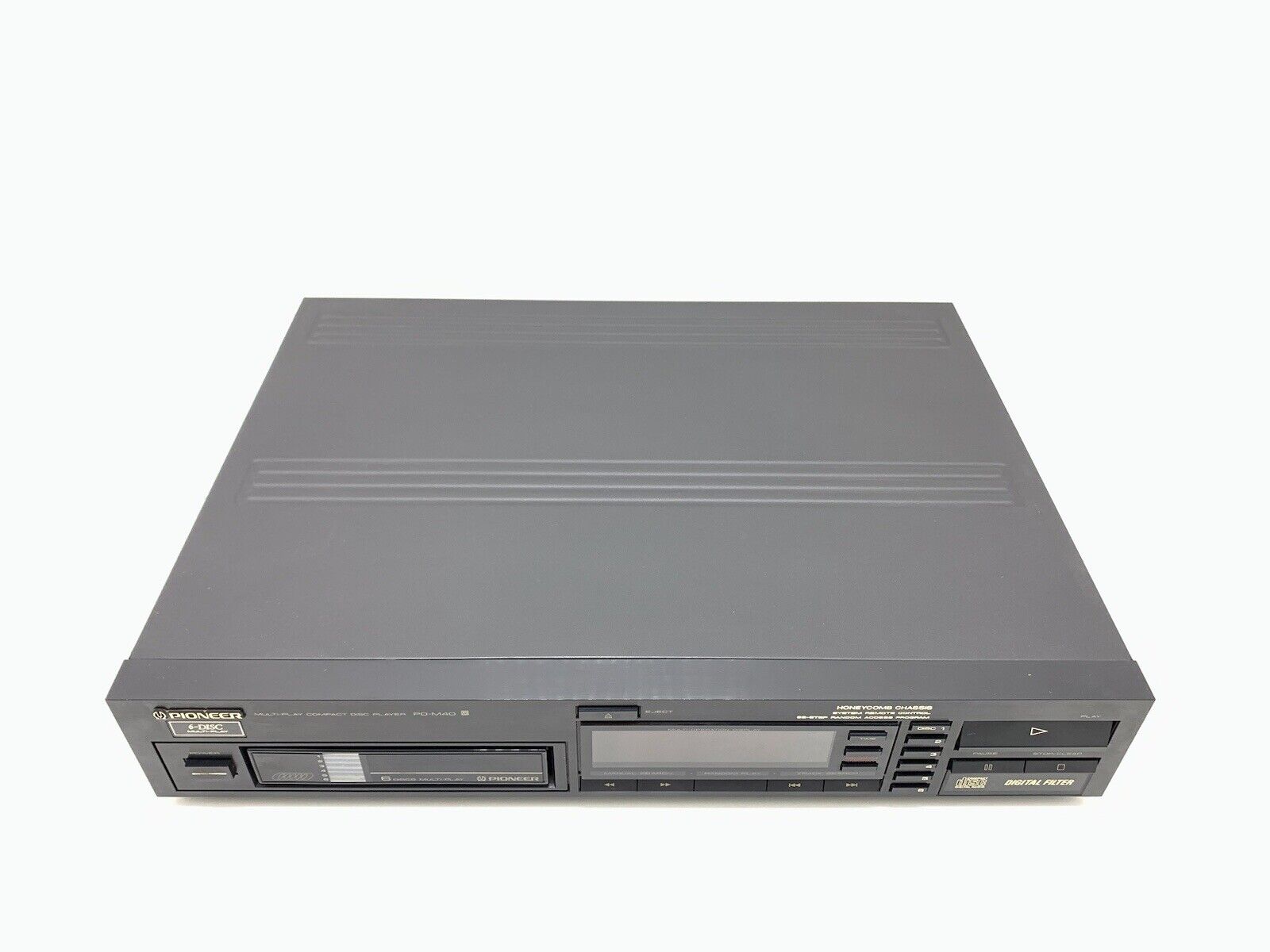 PIONEER PD M40 CD Compact 6 Disc Multi Player Hi Fi Vintage 1987 Work Good Look