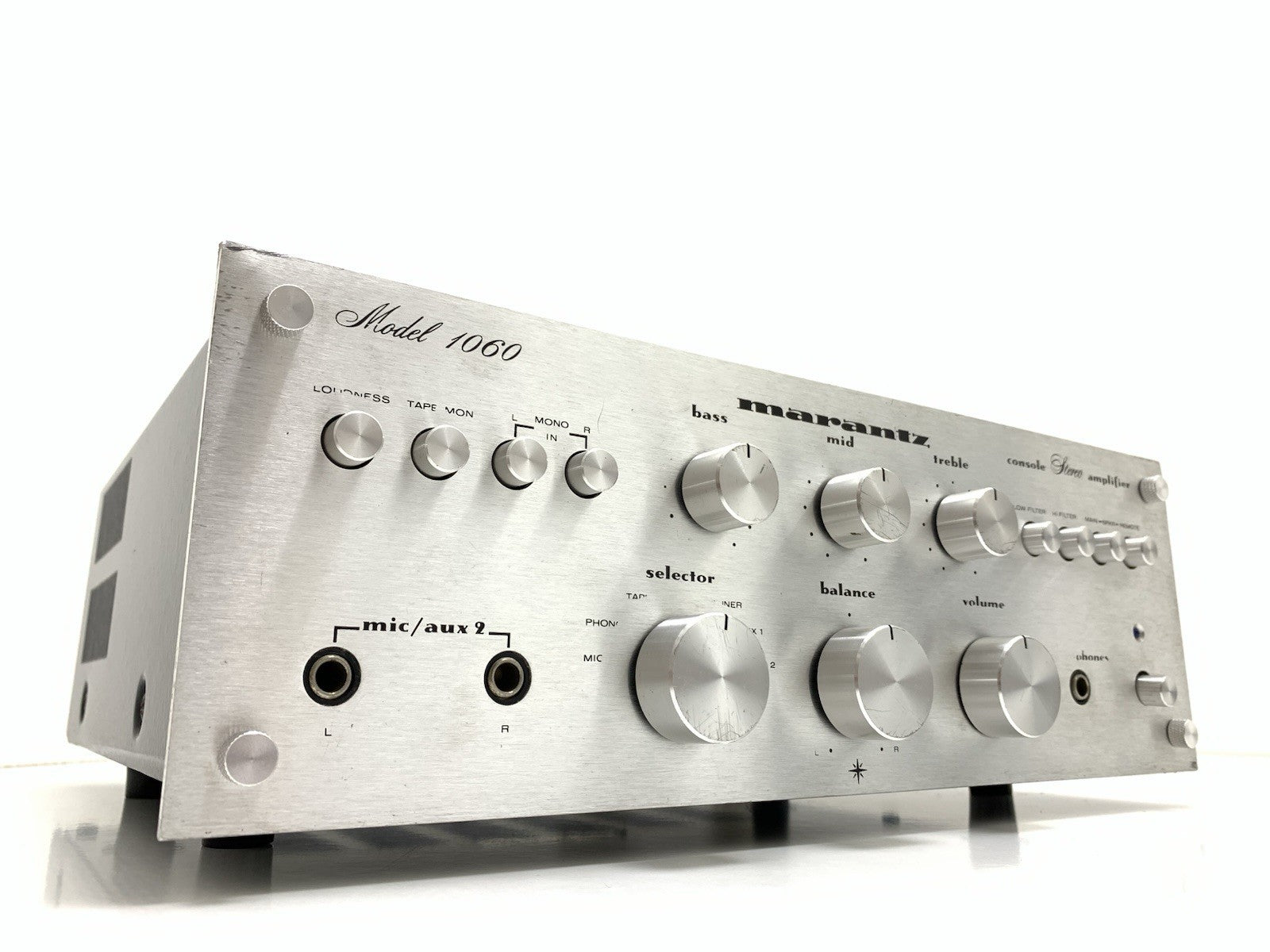 MARANTZ 1060 Stereo Integrated Amplifier 30+30 W RMS Vintage 1971 WORK Good Look