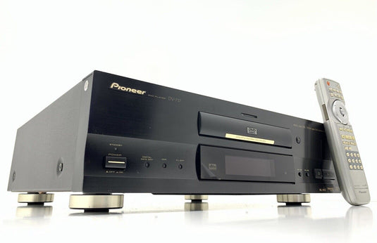 PIONEER DV 717 DVD CD Compact Disc with Remote Original PAL NTSC WORK Good Look