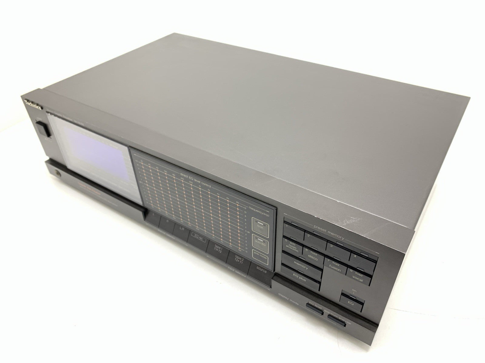 TECHNICS SH 8066 Stereo Graphic Equalizer Spectrum Analyzer Vintage 1984 GodLook