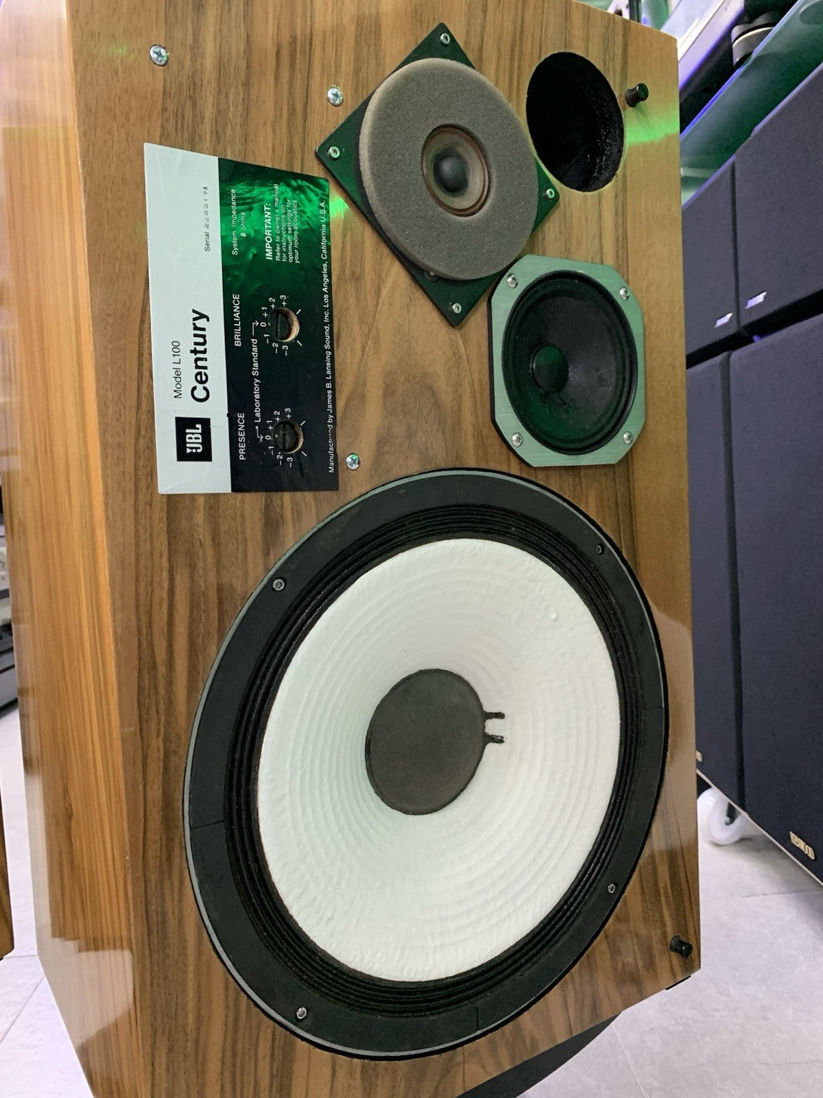 JBL L 100 Century LEGENDARY Studio Monitor Speakers Vintage 1970 WORK Like New