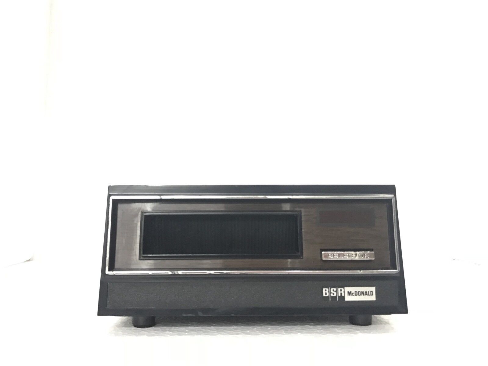 BSR McDONALD TD 8S Stereo 8-Track Playback Deck Vintage Working 220 V Good Look