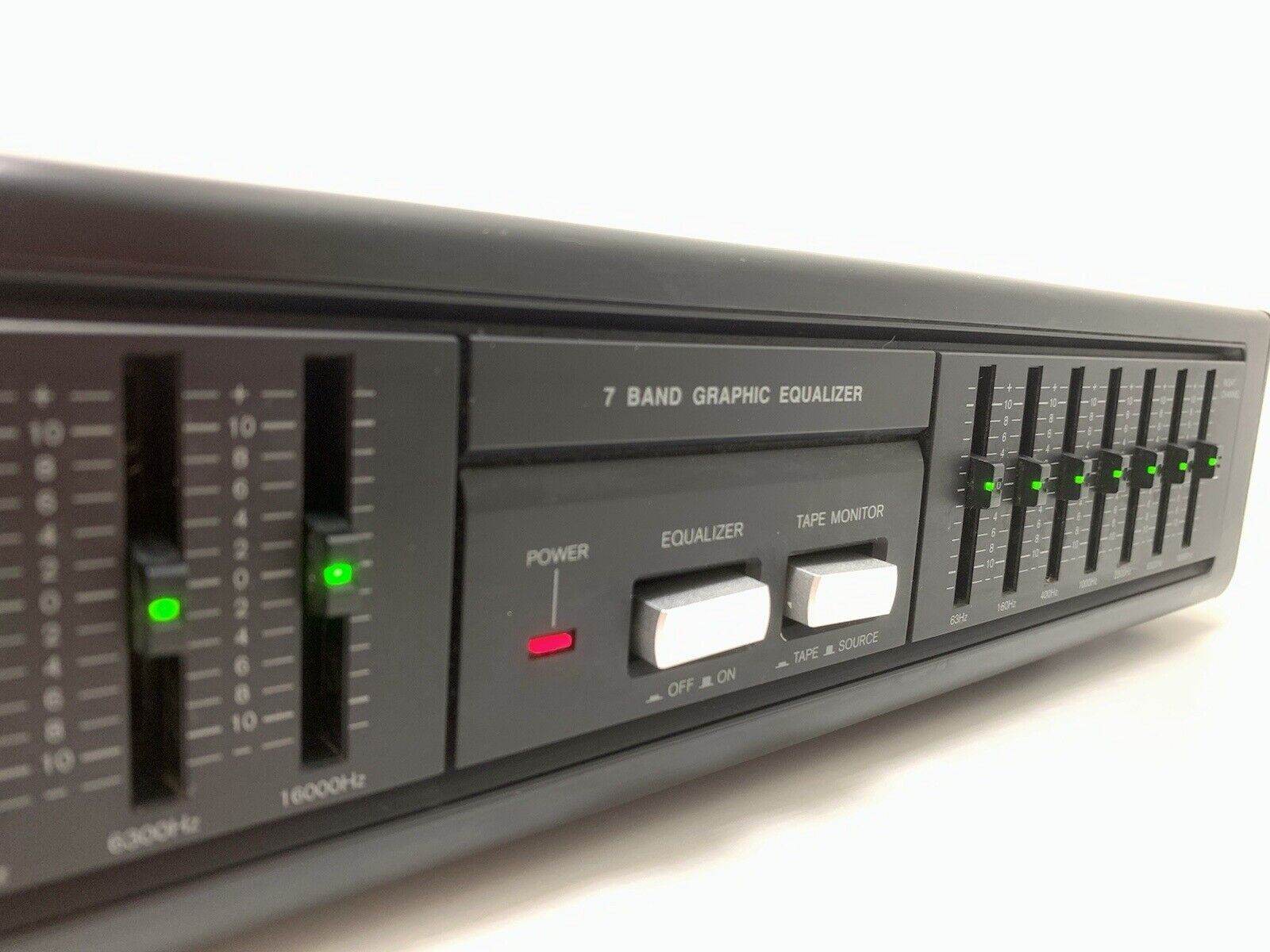 ONKYO EQ 101 Stereo Graphic Equalizer 7 Bands Vintage 1991 Work Hi Fi Good Look