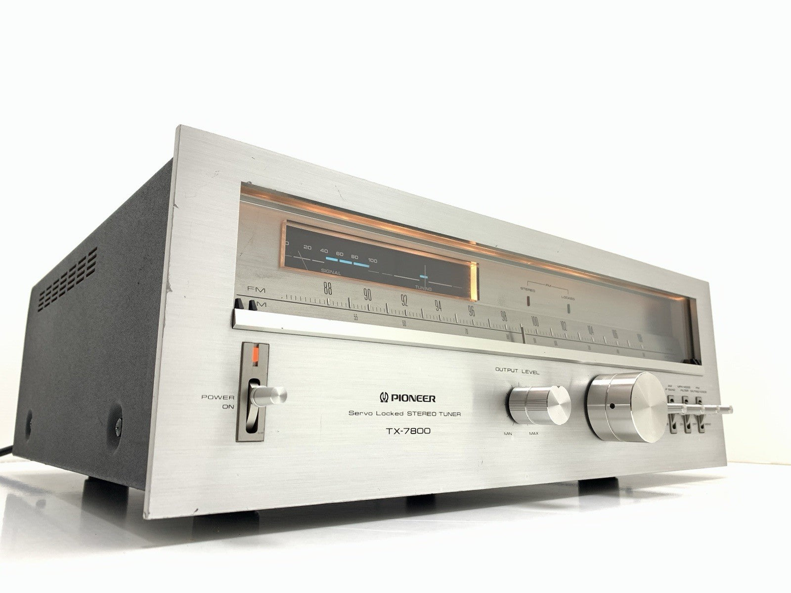 PIONEER TX 7800 AM/FM Stereo Analogue Tuner BlueLine Vintage 1979 WORK Good Look