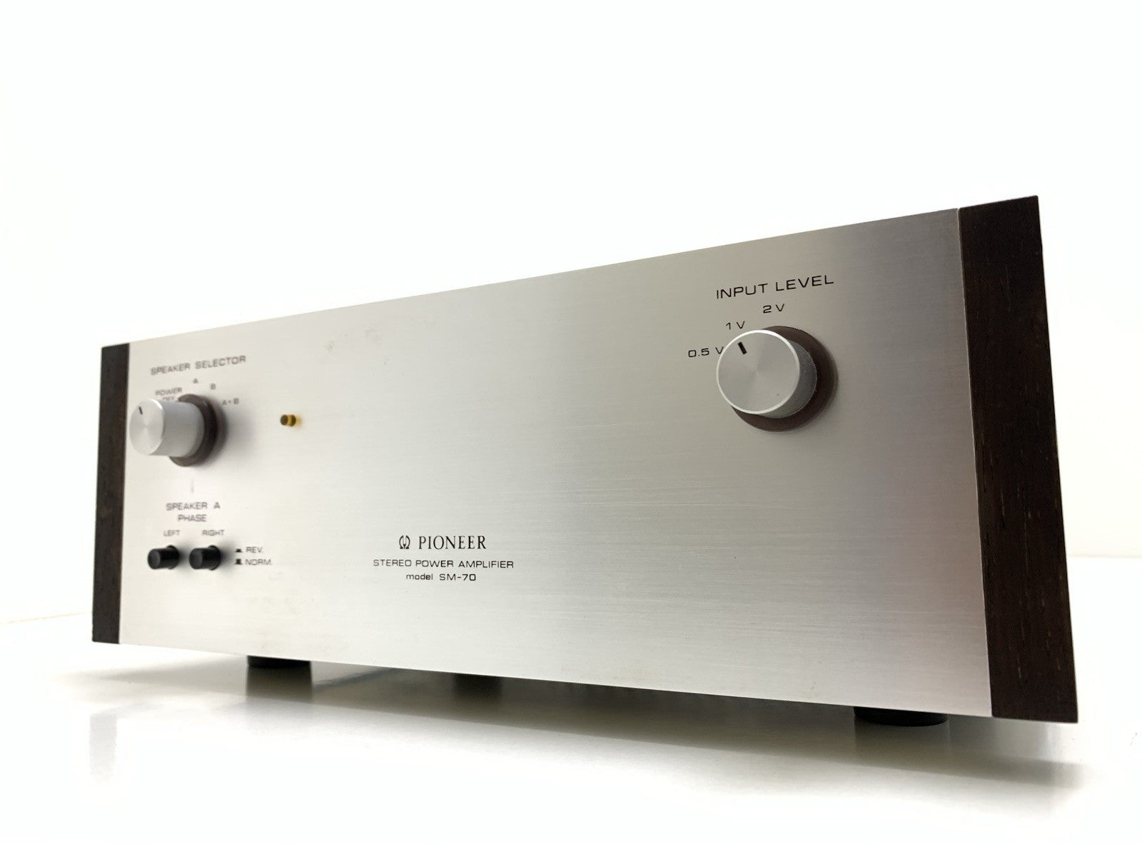 PIONEER SM-70 SM700 Stereo Power Amplifier 20+20W RMS Vintage 1969 WORK GoodLook