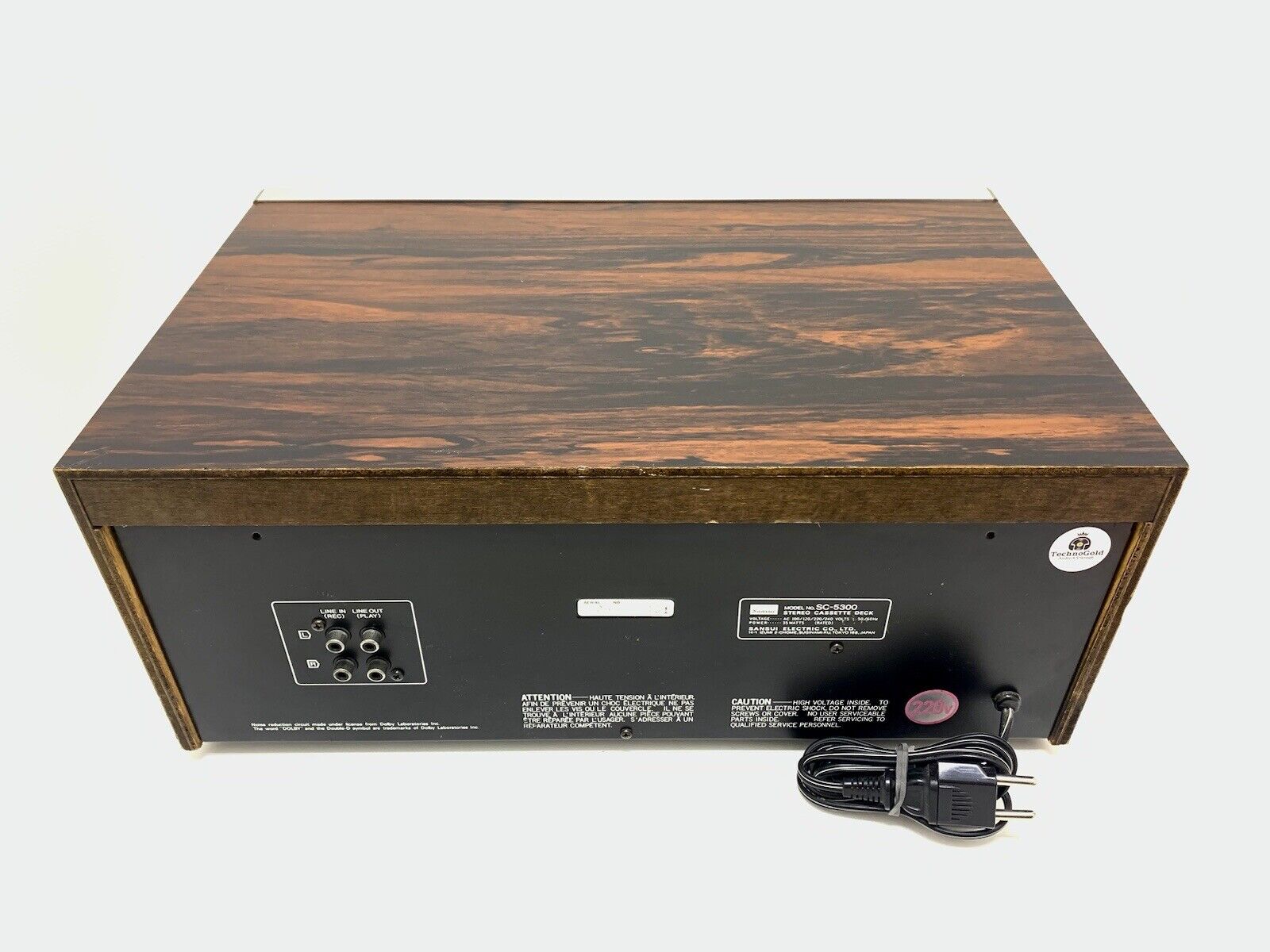 SANSUI SC-5300 2 Head Stereo Tape Deck Vintage 1979 Hi End