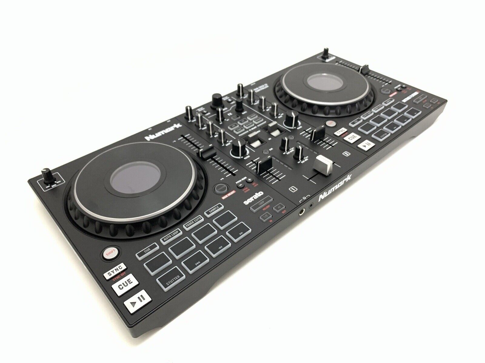 NUMARK MIXTRACK PLATINUM FX 4 Deck DJ Controller Serato USB Mixer WORK Good Look