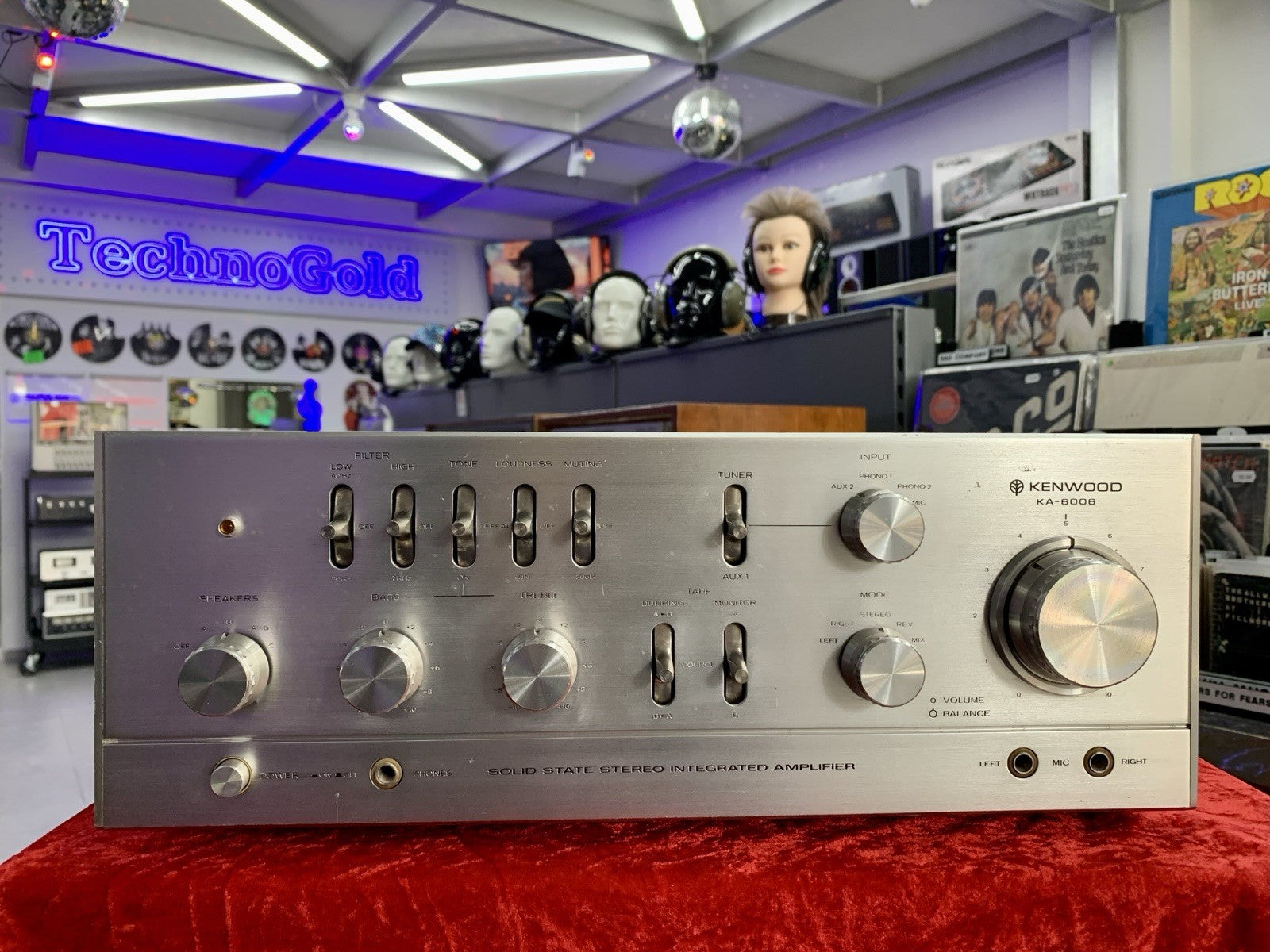 KENWOOD KA 6006 Integrated Stereo Amplifier 2X48 Watts RMS Vintage 1974 GoodLook