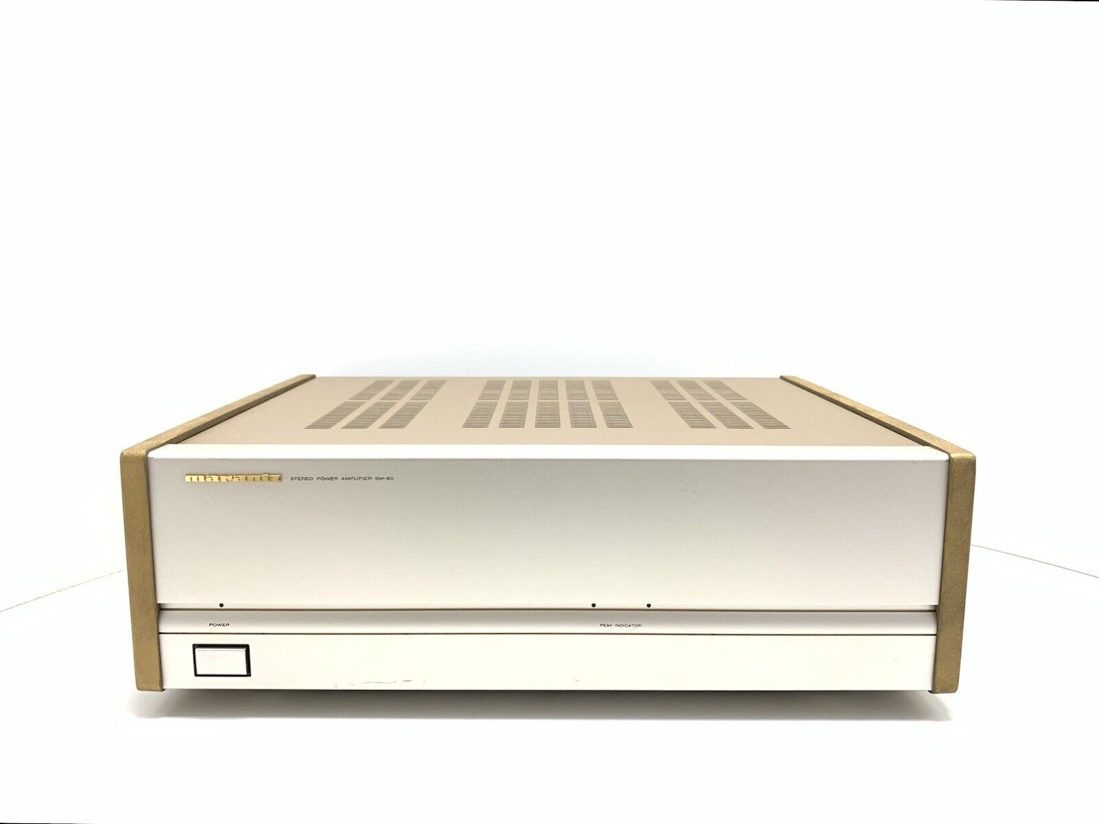 MARANTZ SM 80 Stereo Power Amplifier 2X 100Watts RMS Vintage 1990 WORK Good Look