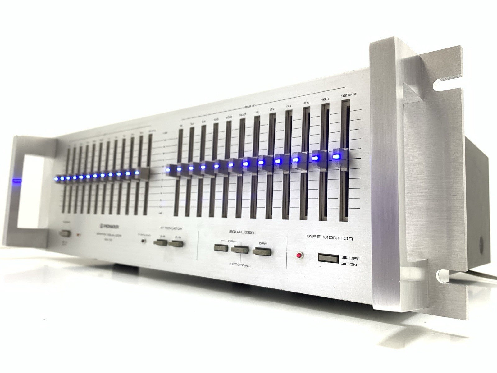 PIONEER SG 70/SG 9800 Graphic Equalizer BLUE LED Rack Handless 19" WORK GoodLook