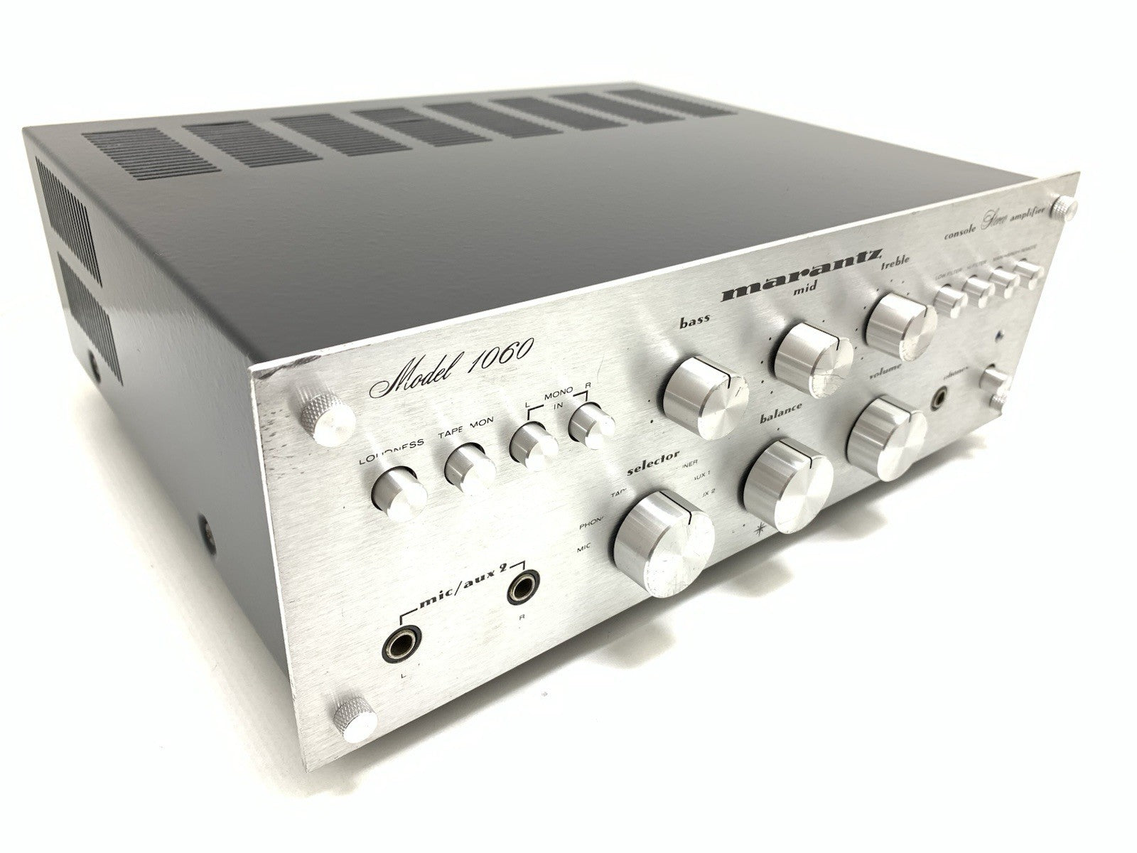 MARANTZ 1060 Stereo Integrated Amplifier 30+30 W RMS Vintage 1971 WORK Good Look